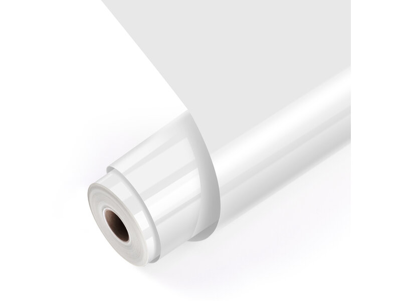 LOKLiK Matless Heat Transfer Vinyl - Glossy White - 33 x 150 cm