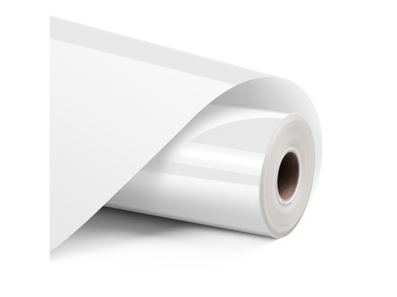 LOKLiK Matless Heat Transfer Vinyl - Glossy White - 33 x 150 cm
