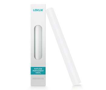 LOKLiK Matless Permanent Adhesive Vinyl - Matte White - 33 x 305 cm