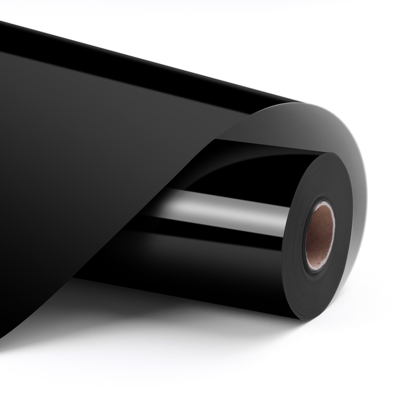 LOKLiK Matless Heat Transfer Vinyl - Glossy Black - 33 x 150 cm