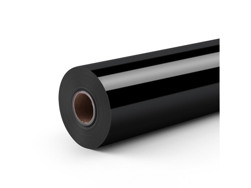LOKLiK Matless Heat Transfer Vinyl - Glossy Black - 33 x 150 cm