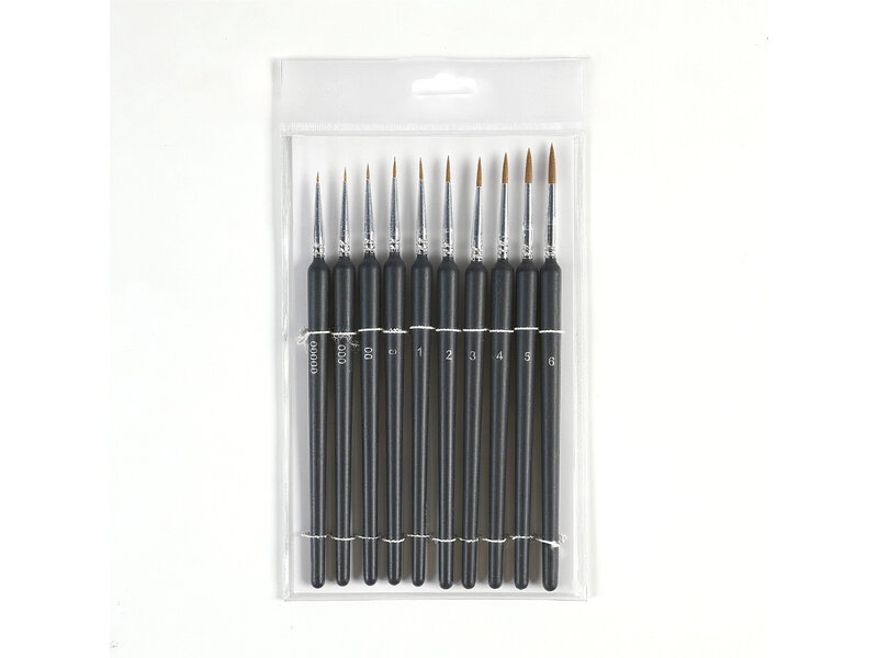LOKLiK Miniatuur Verfborstel Set