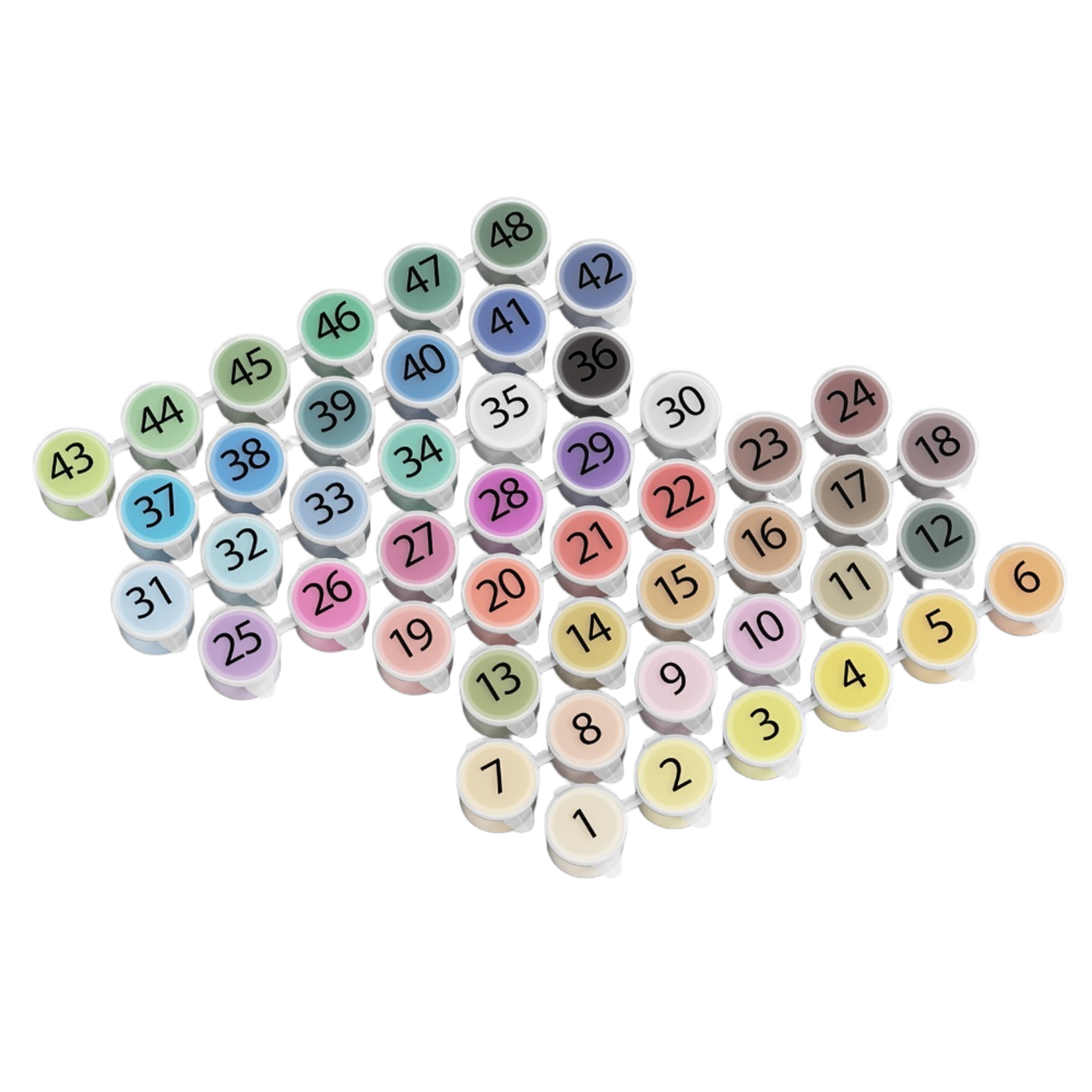 LOKLiK Acrylic Paint Kit - 48 Colours