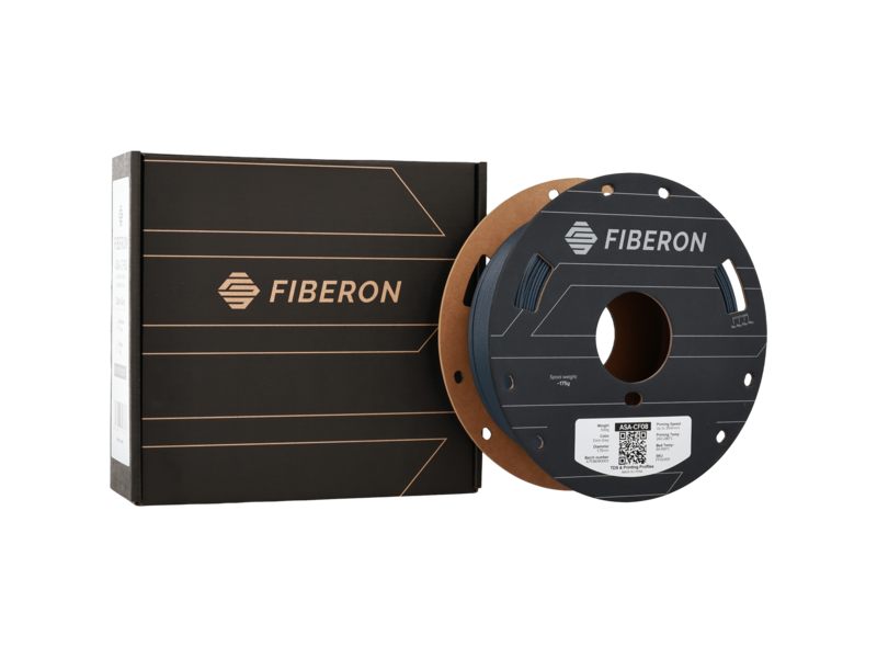 Polymaker Fiberon ASA-CF08 Dark Grey 500g 1.75 mm