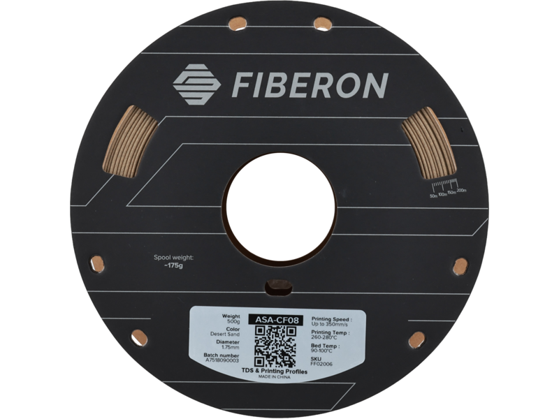 Polymaker Fiberon ASA-CF08 Desert Sand 500g 1.75 mm