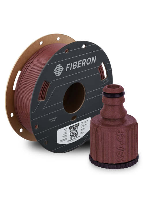Polymaker Fiberon ASA-CF08 Dark Red 500g 1.75 mm