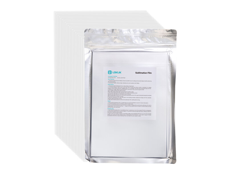 LOKLiK Sublimation film for Phone Case - 20 pieces