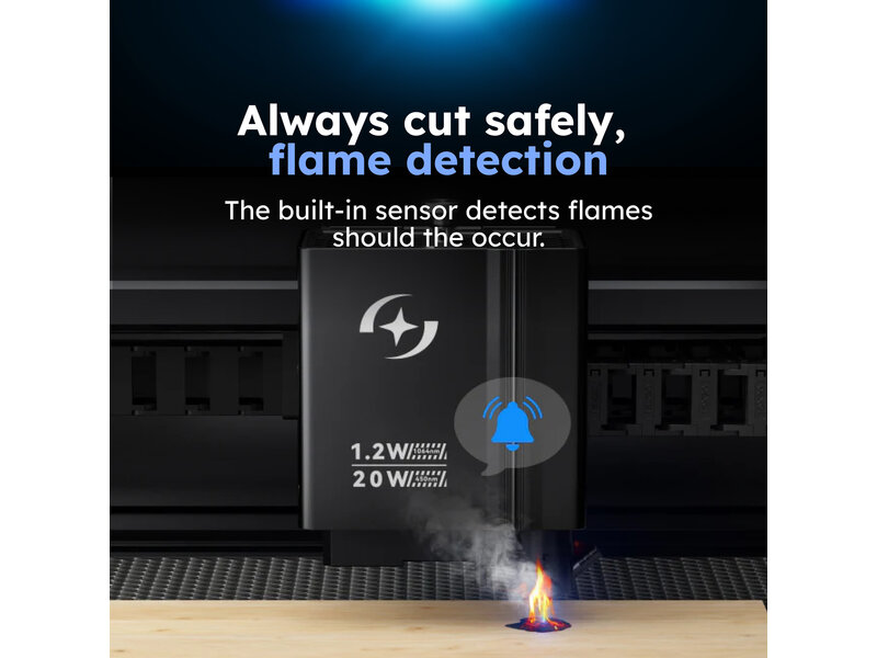 AtomStack Kraft Dual Laser Cutter - 20 W Diode + 1.2 IR