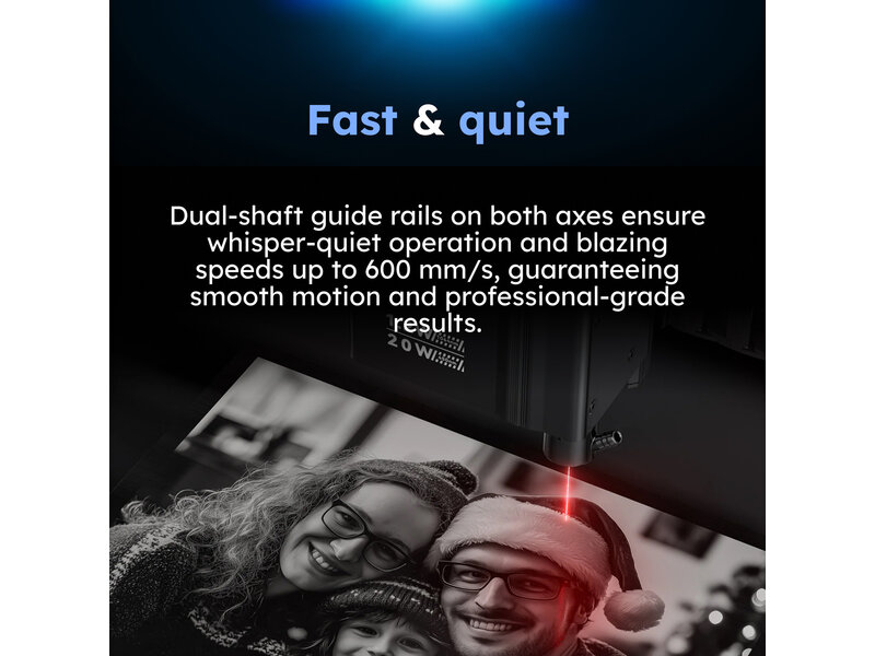 AtomStack Kraft Dual Laser Cutter - 20 W Diode + 1.2 IR