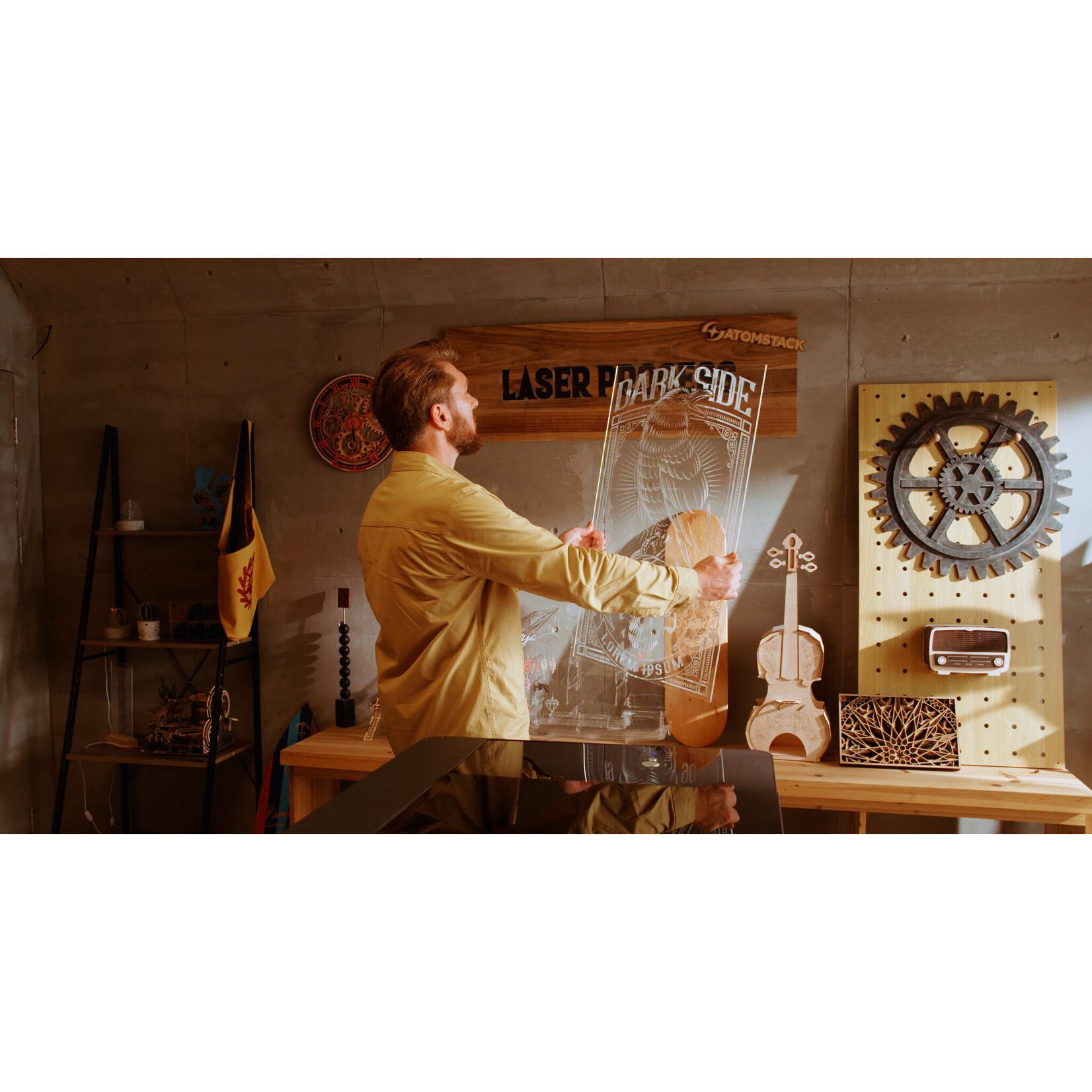 AtomStack Hurricane-lasersnijder 55 W