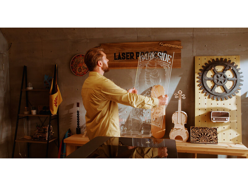 AtomStack Hurricane Laser Cutter 55W