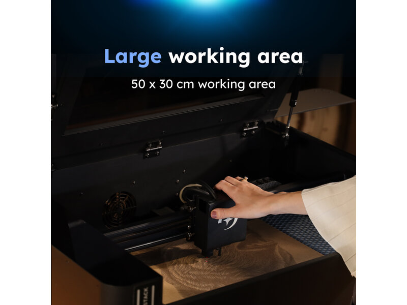AtomStack Hurricane Laser Cutter - 55 W CO2