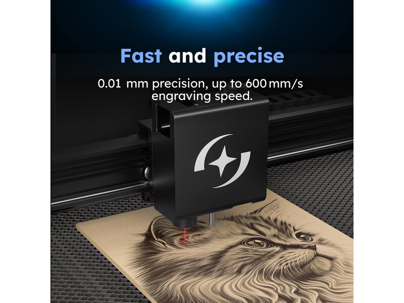 AtomStack Hurricane Laser Cutter - 55 W CO2