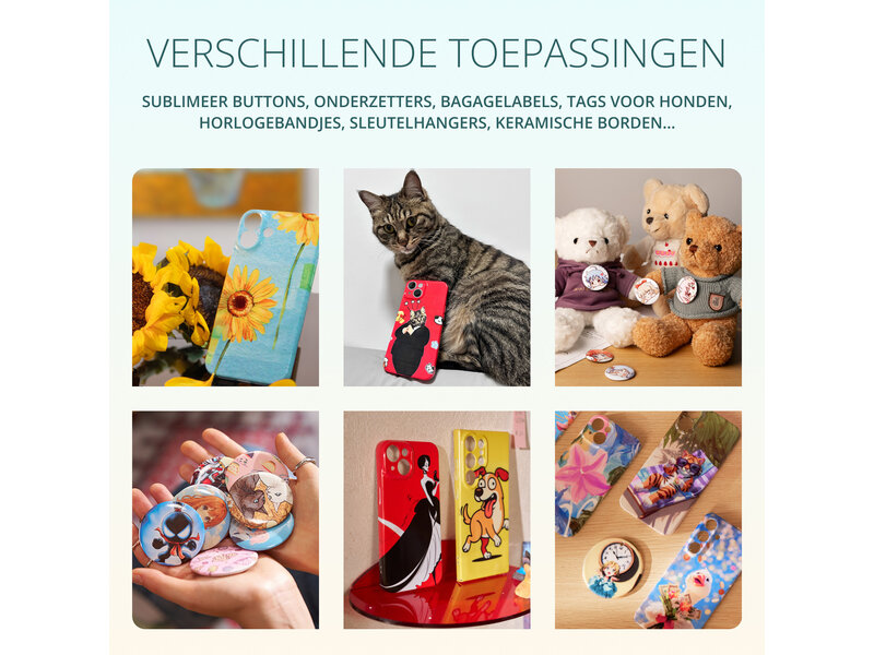 LOKLiK Sublimation film for Phone Case - 20 pieces