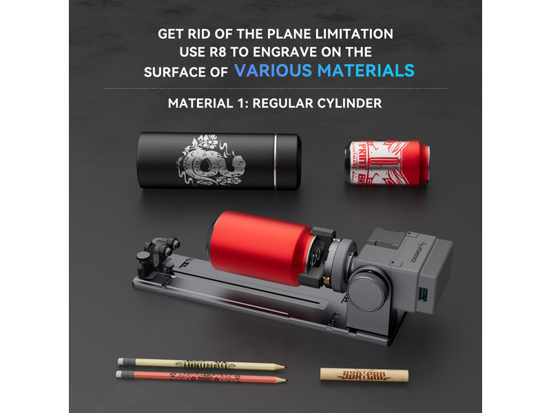 AtomStack R8 Rotary Chuck