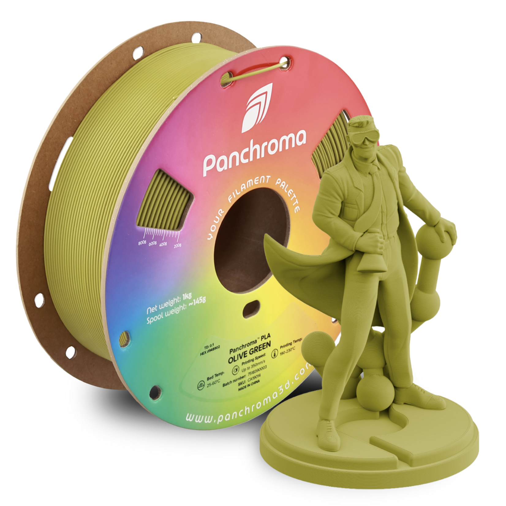 Polymaker Panchroma Basic PLA - Basic Olijfgroen