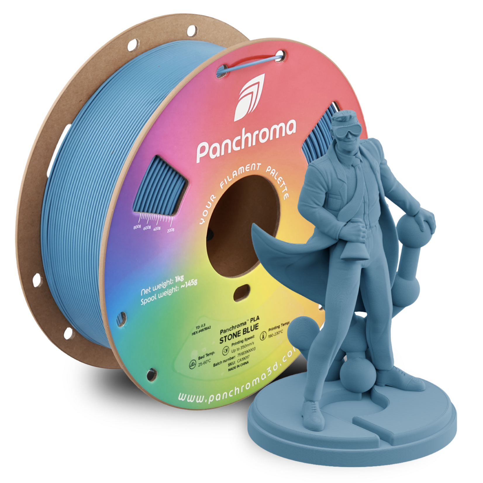 Polymaker Panchroma PLA Basic Stone Blue