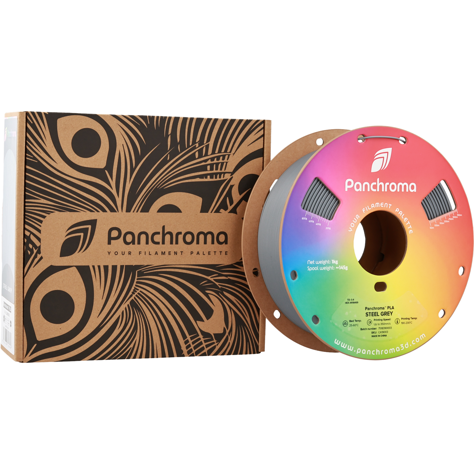 Polymaker Panchroma Basic PLA - Basic staalgrijs