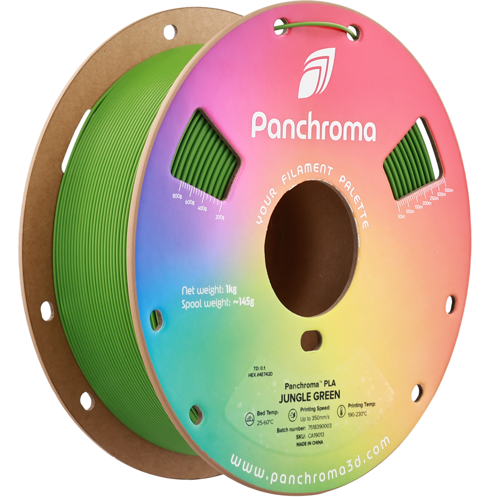 Polymaker Panchroma Basic PLA - Basis Jungle Groen