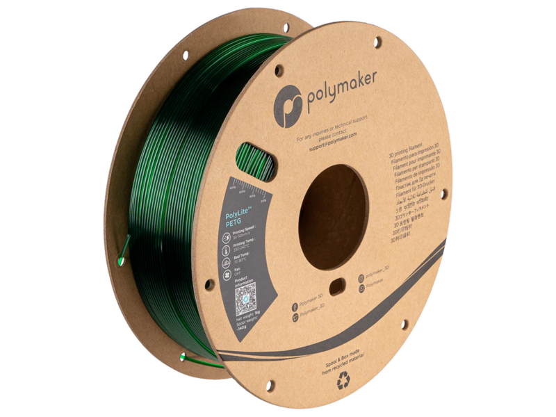 Polymaker PETG Translucent Green 1.75mm