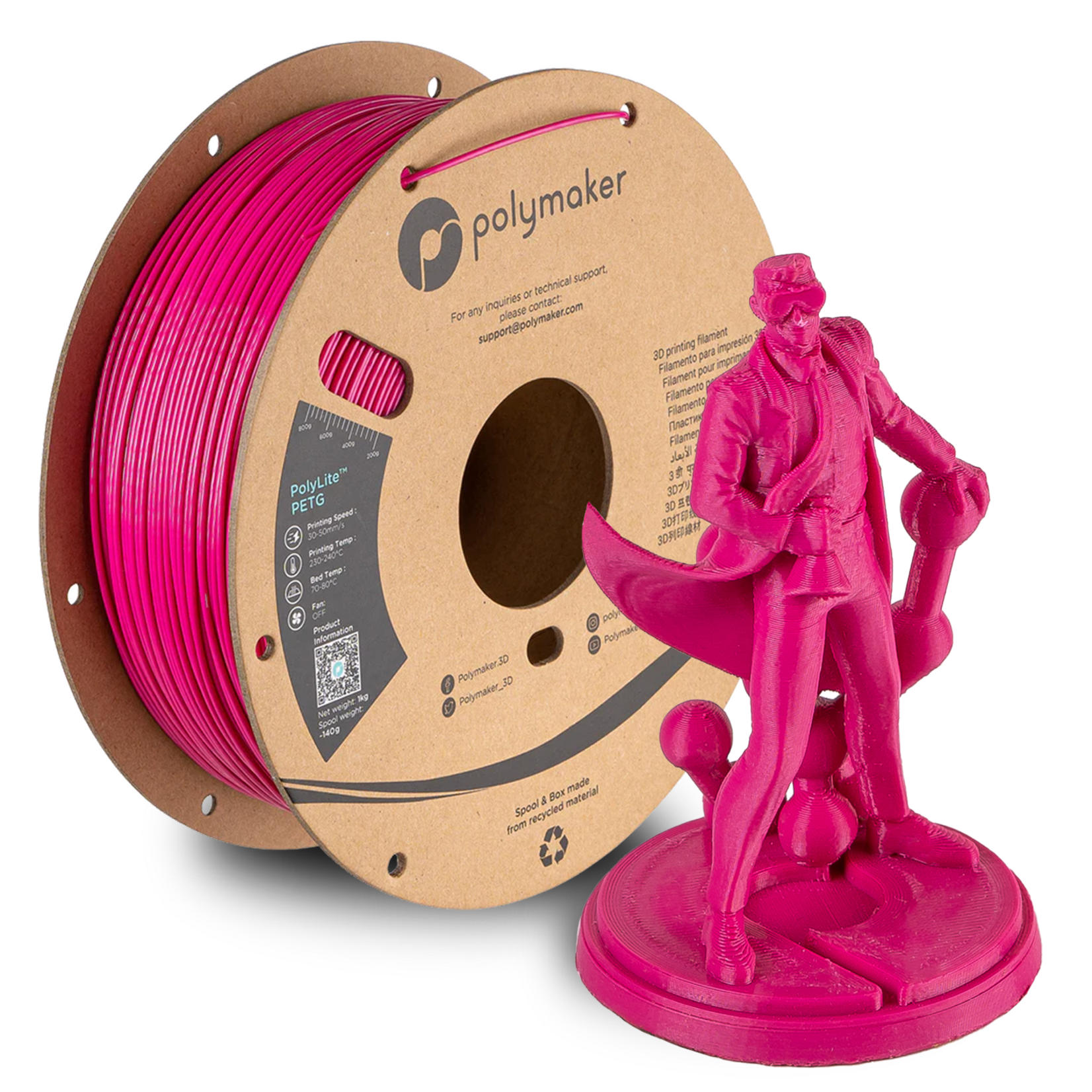 Polymaker PETG Magenta 1.75mm
