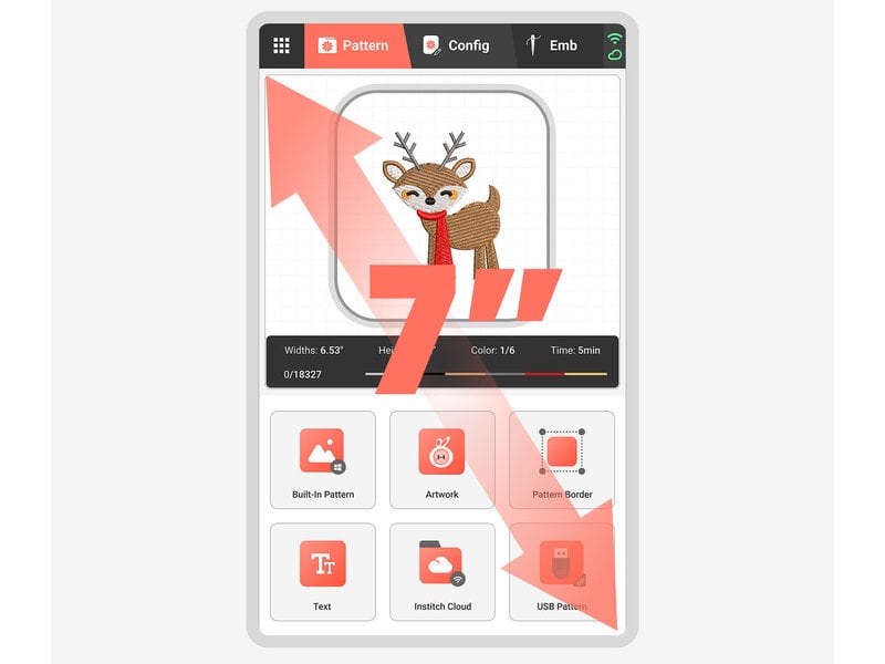 PooLin EOC06 Embroidery Machine