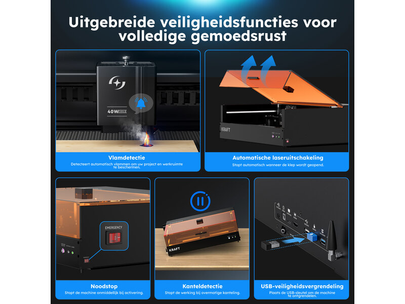 AtomStack Kraft Laser Cutter - 40 W Diode