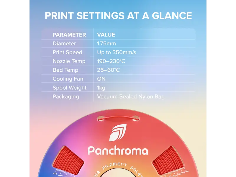 Polymaker Panchroma PLA Basic Cold White