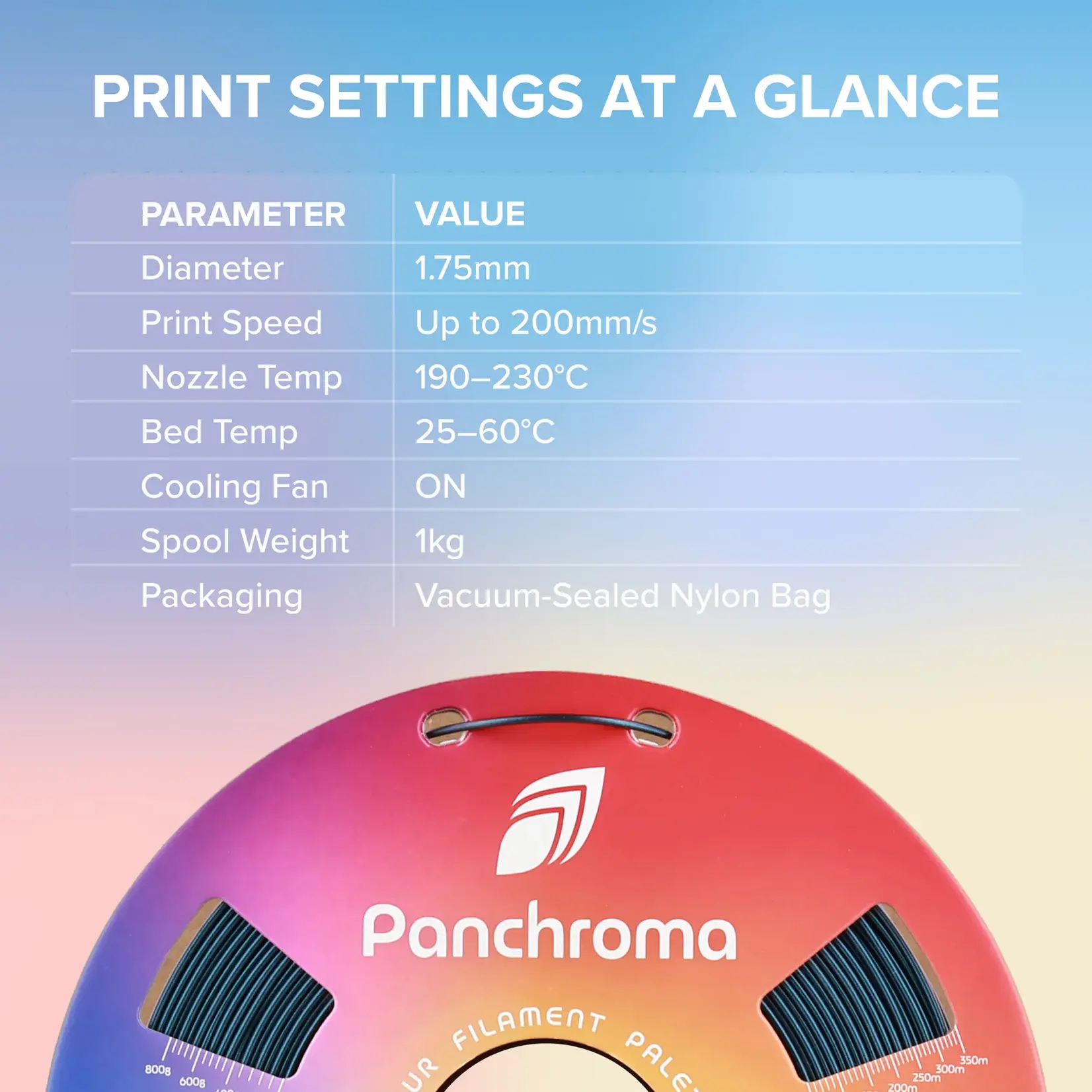 Polymaker Panchroma PLA Starlight Meteor