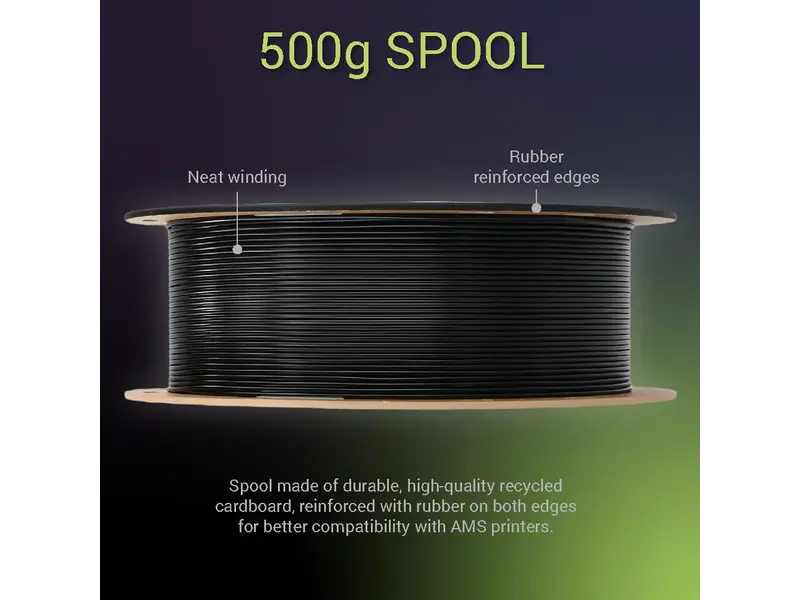 Polymaker Fiberon PETG-ESD Black 500g 1.75 mm