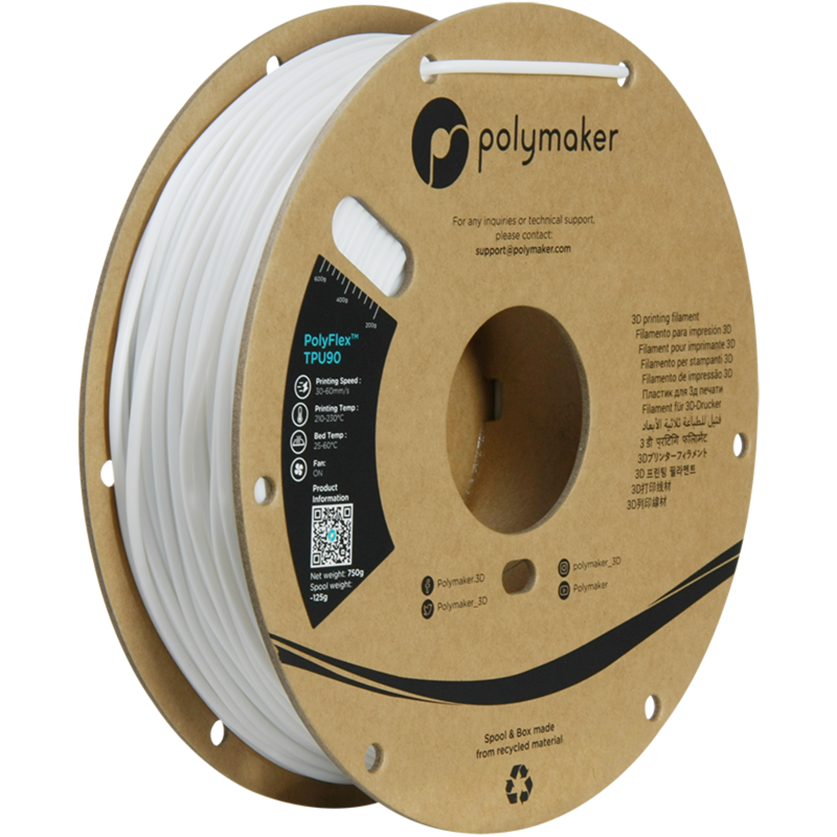 Polymaker Polyflex TPU-90A White