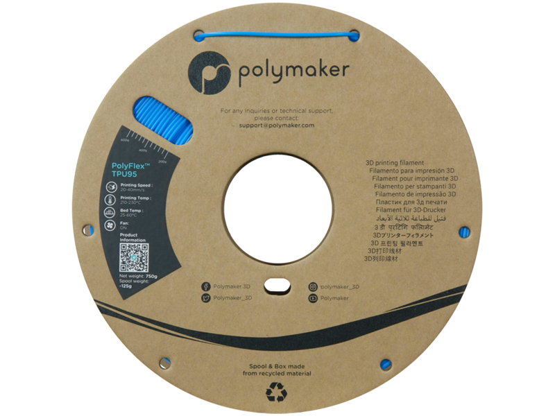 Polymaker Polyflex TPU-95A Blauw