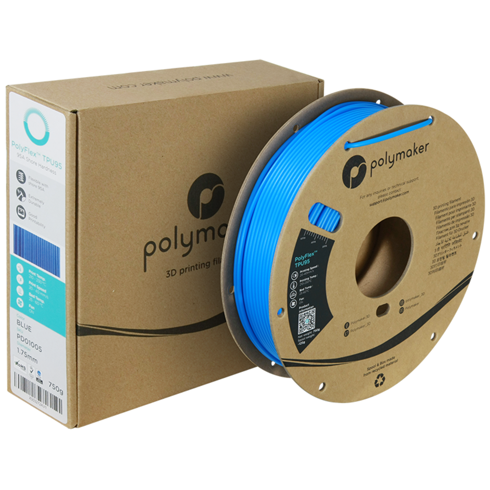 Polymaker Polyflex TPU-95A Blue