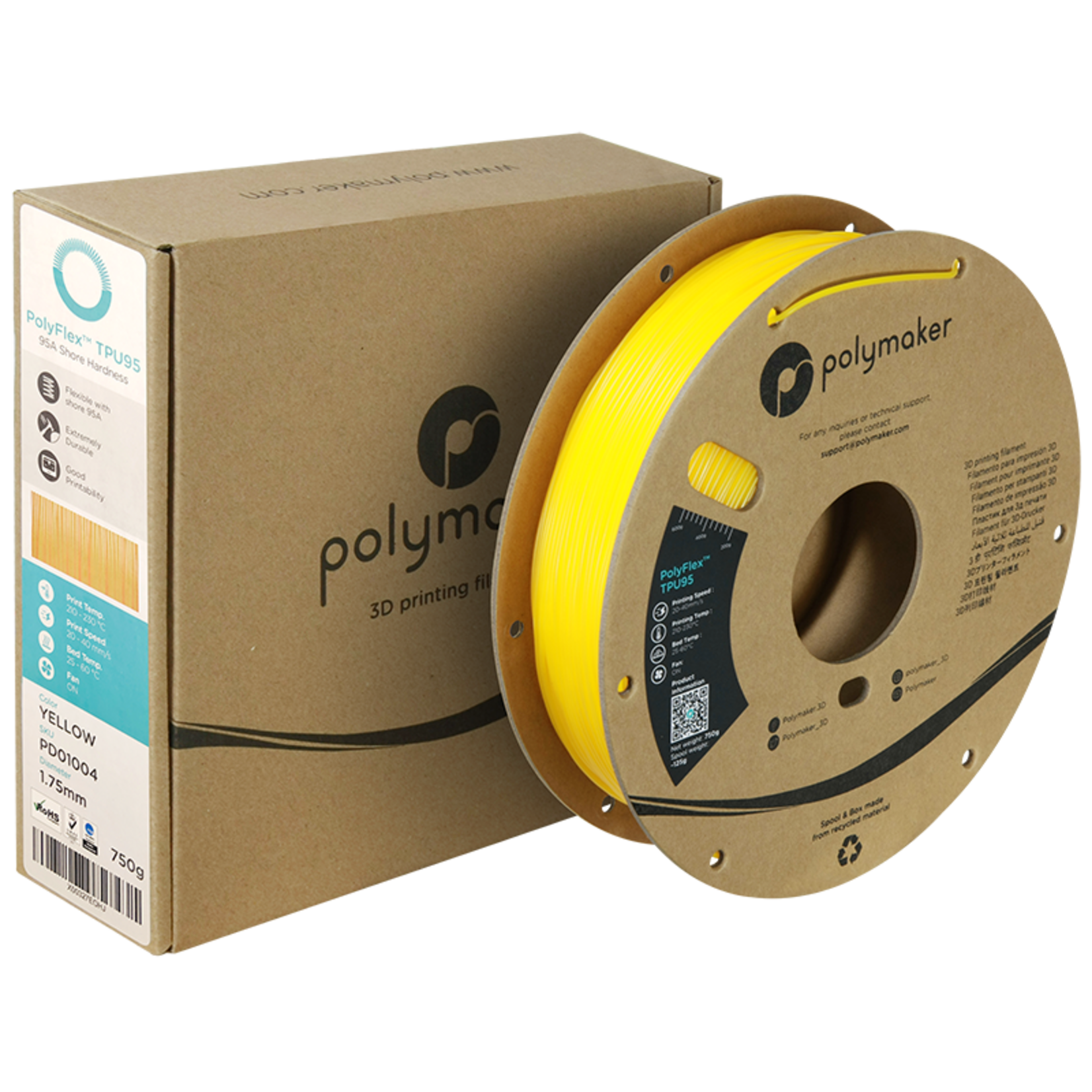 Polymaker Polyflex TPU-95A Geel