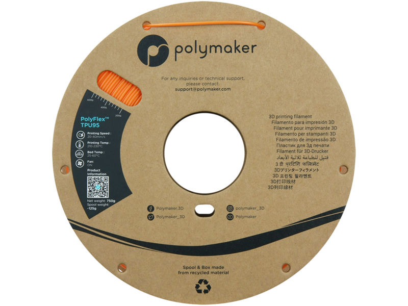 Polymaker Polyflex TPU-95A Orange