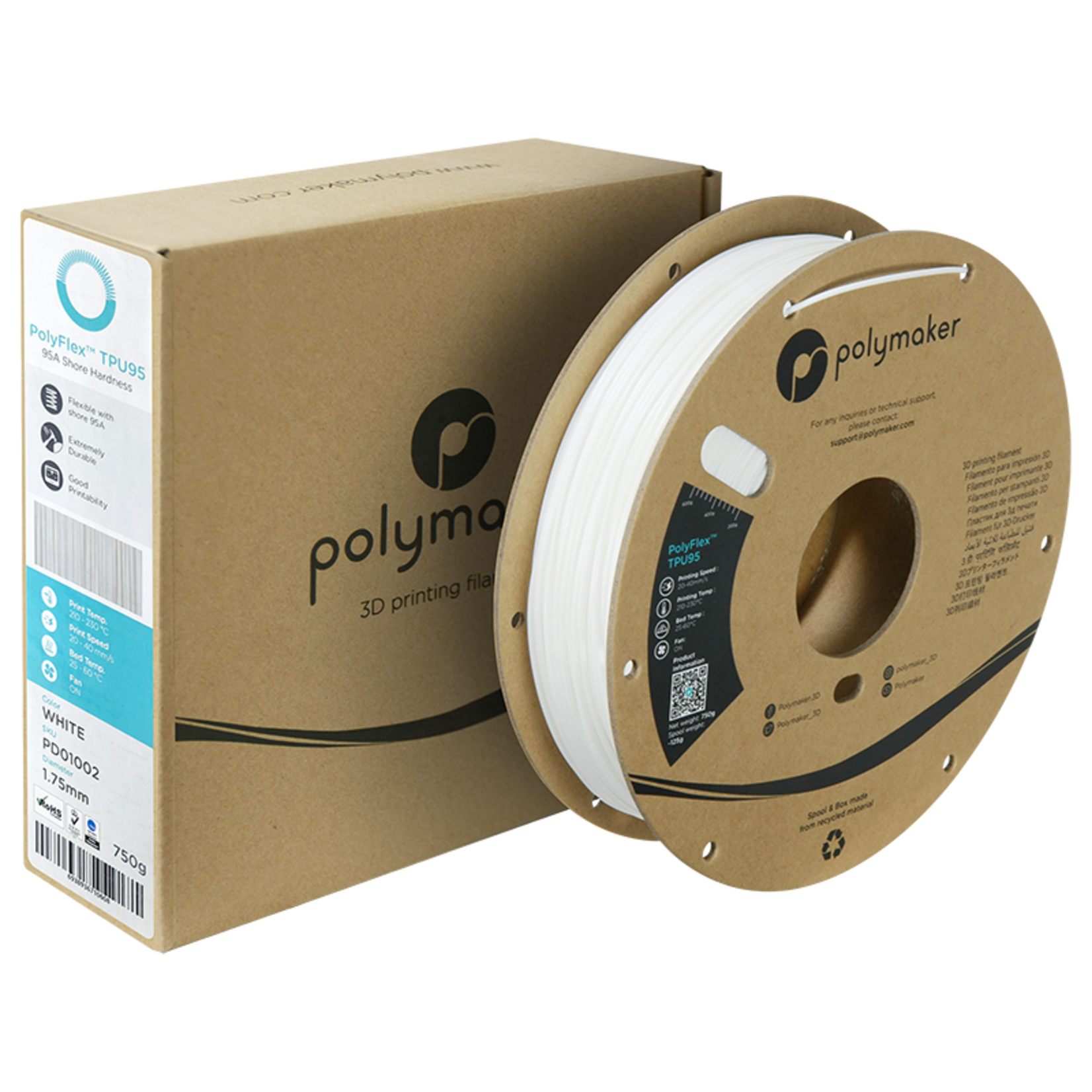Polymaker Polyflex TPU-95A White