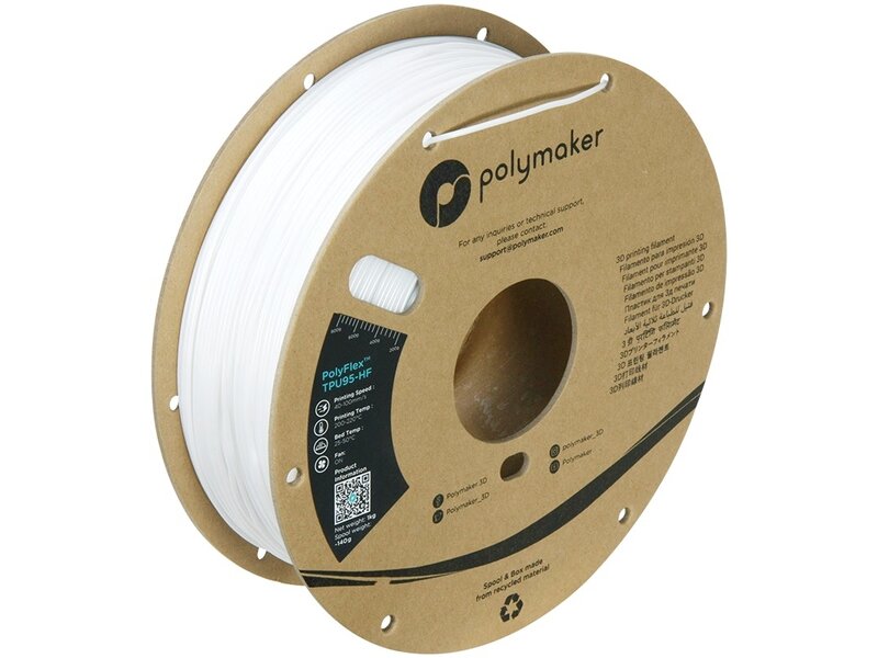 Polymaker PolyFlex Industrial TPU-95 HF Wit