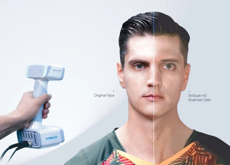 EinScan H2 face scan