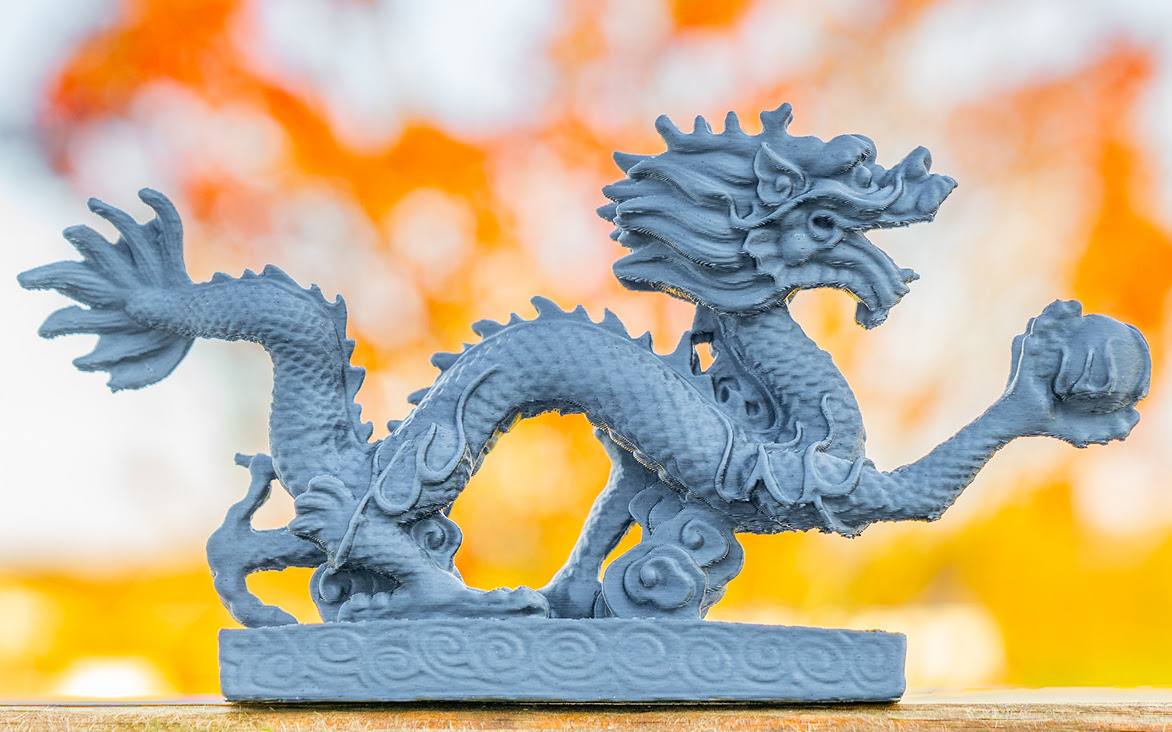 Chinese draak in Panchroma™ Dual Special Yin-Yang PLA
