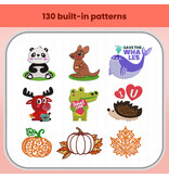 PooLin EOC05 Embroidery Machine (red)