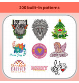 PooLin EOC06 Embroidery Machine (red)