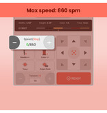 PooLin EOC06 Embroidery Machine (red)