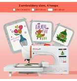 PooLin EOC06 Embroidery Machine (red)