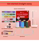 PooLin EOC05 2-in-1 Sewing & Embroidery Machine (red)