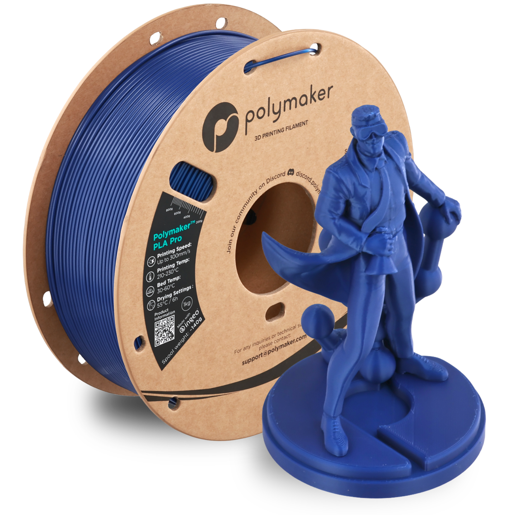 Polymaker Polymaker PLA Pro Metallic Blue