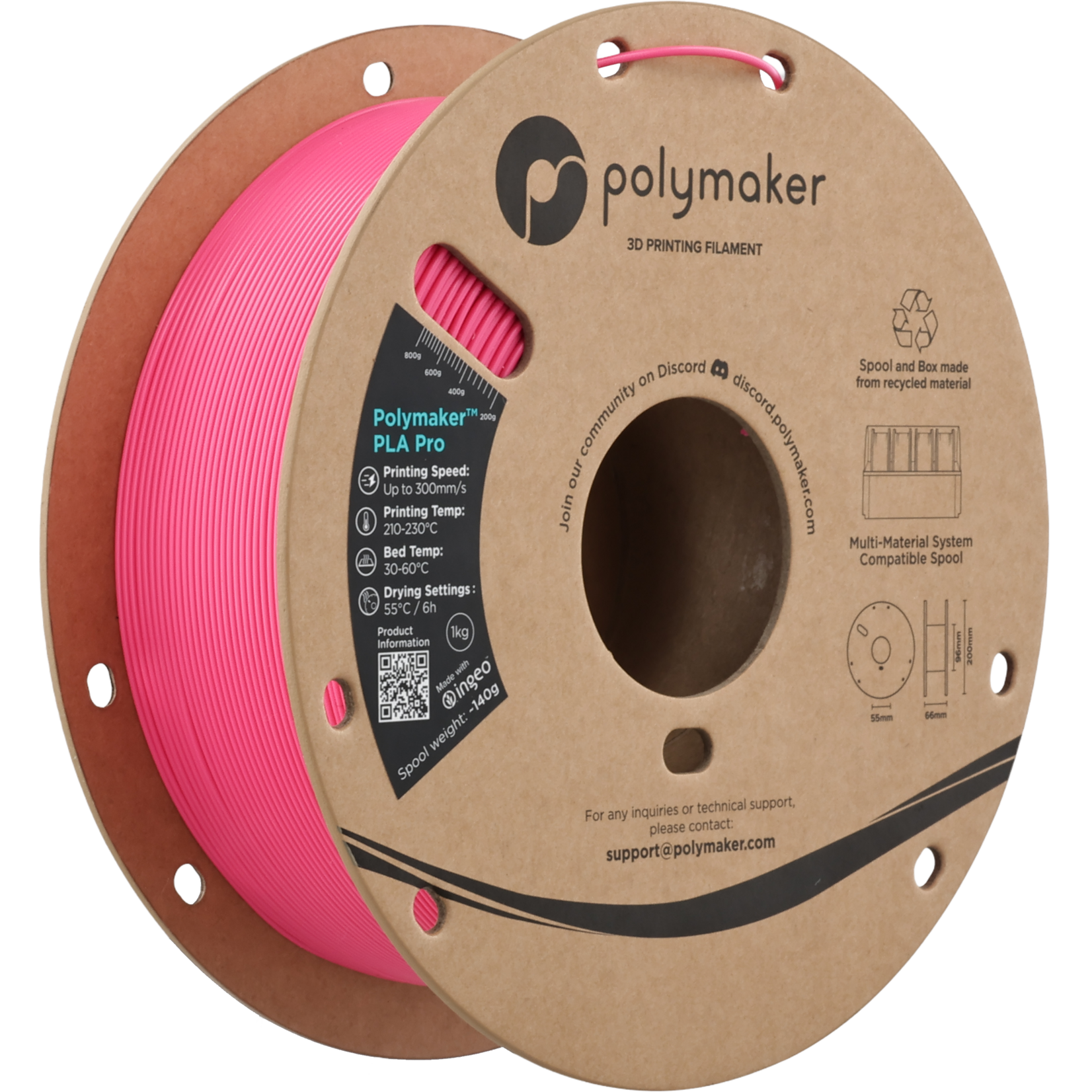 Polymaker PLA Pro - Magenta