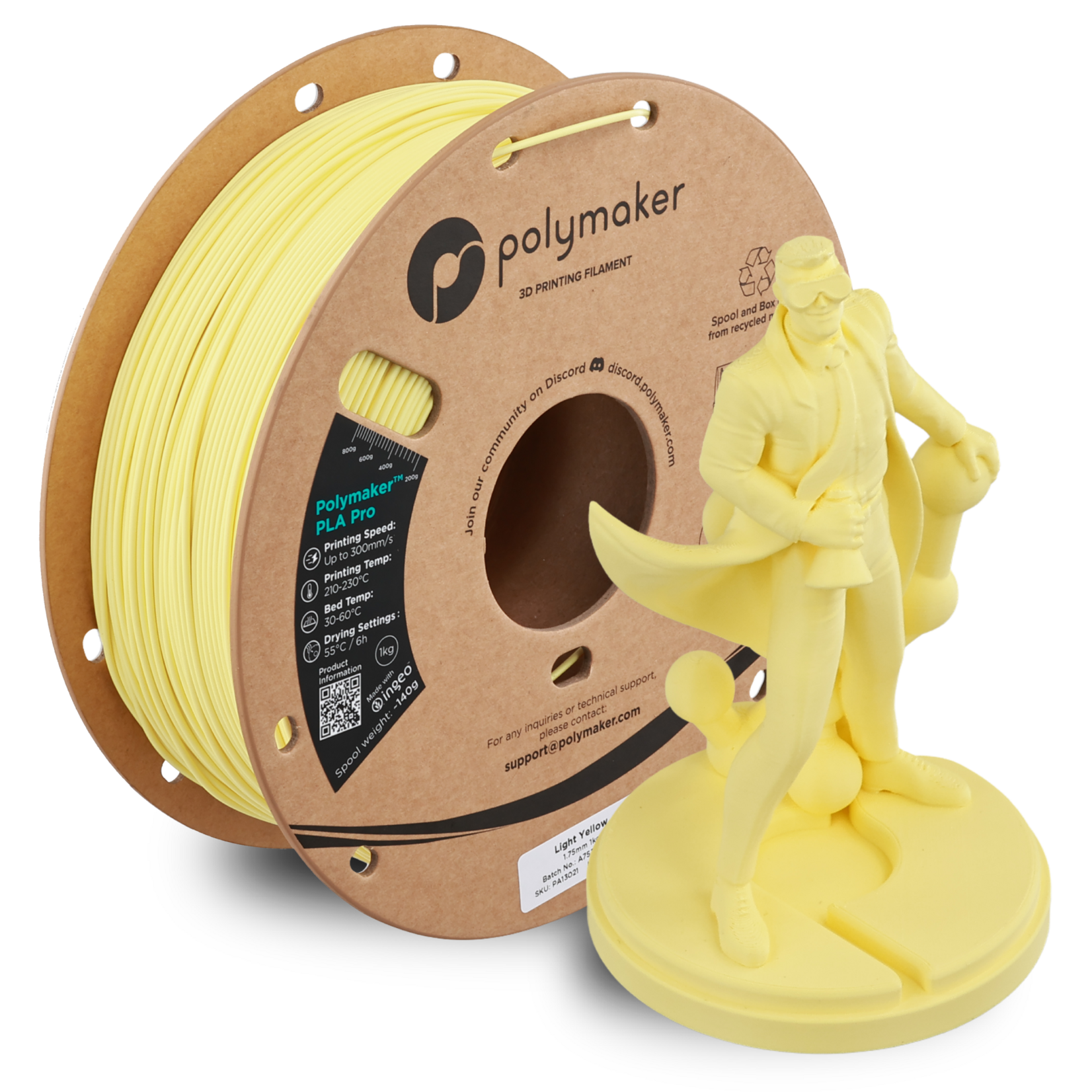 Polymaker Polymaker PLA Pro Light Yellow