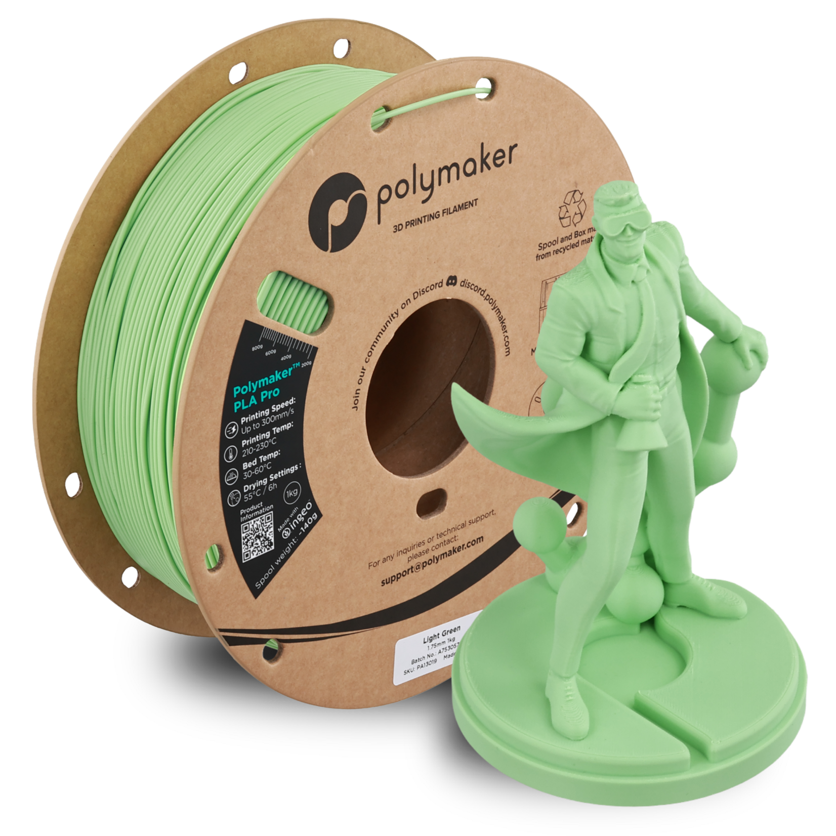 Polymaker Polymaker PLA Pro Light Green