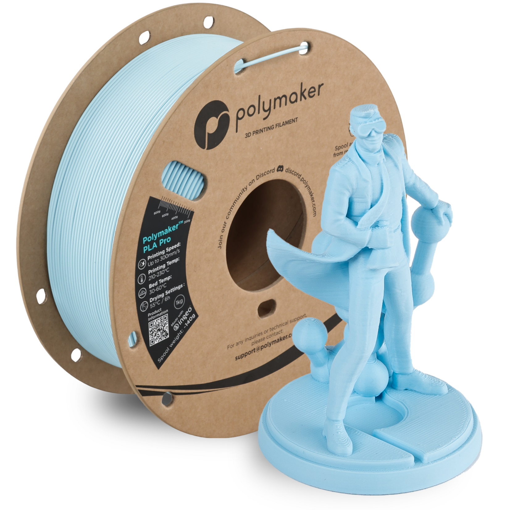 Polymaker Polymaker PLA Pro Light Blue