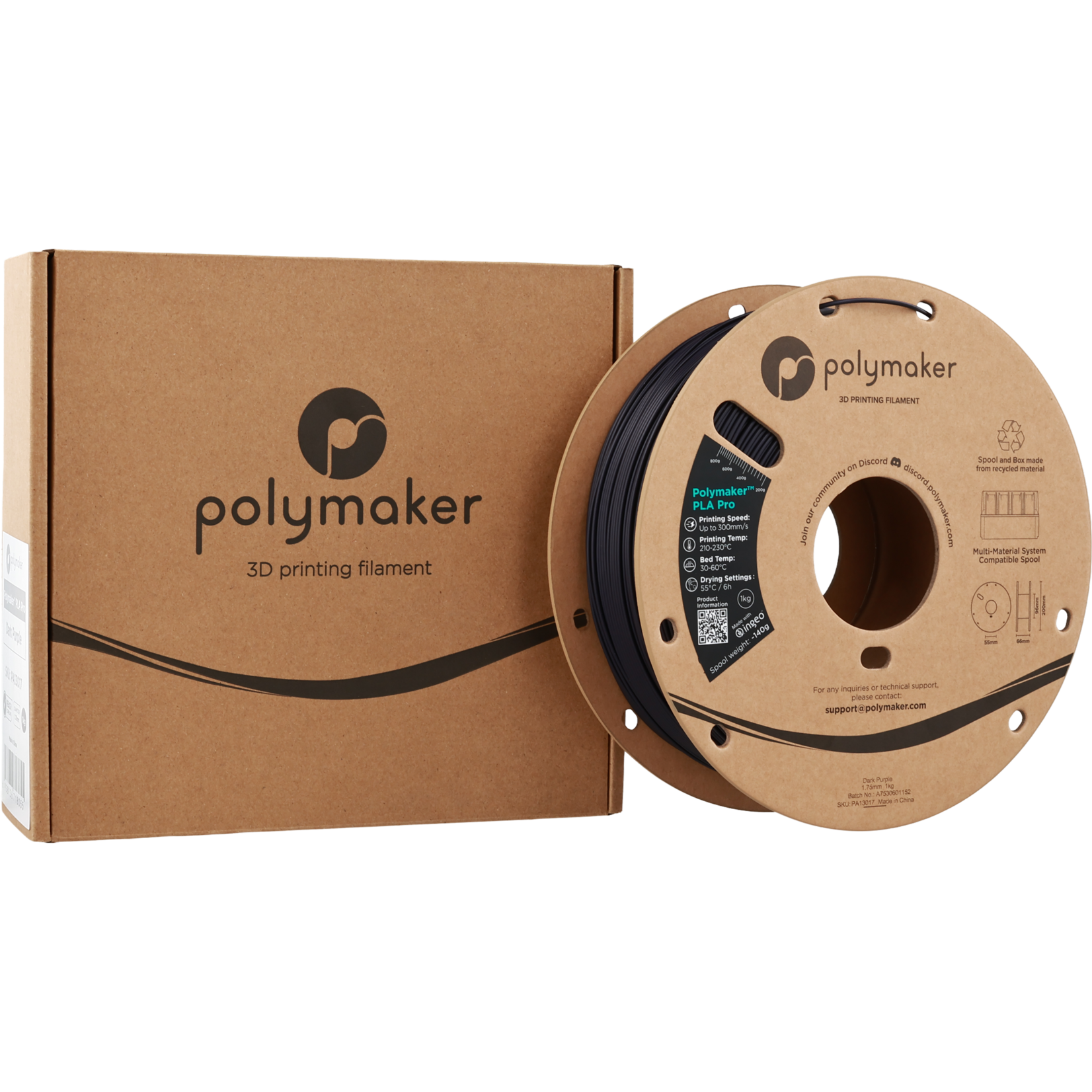 Polymaker Polymaker PLA Pro Dark Purple